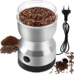 Moulin à Grain Électrique Petit Modèle Multifonctionnel | Acier Inoxydable et Verre Trempé – Image 2